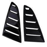 Maxbell Pair Side Window  Louvers Cover 5 Vent Trim For 2015-2017 Ford Mustang