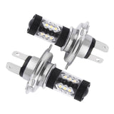 Maxbell 2 Pieces H4 80W 2828 High Power Fog Light Driving DRL LED Bulb White