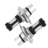 Maxbell 2 Pieces H4 80W 2828 High Power Fog Light Driving DRL LED Bulb White