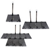 Maxbell Fish Tank Plastic Filter Board Plate Aquarium Filteration System Board Black