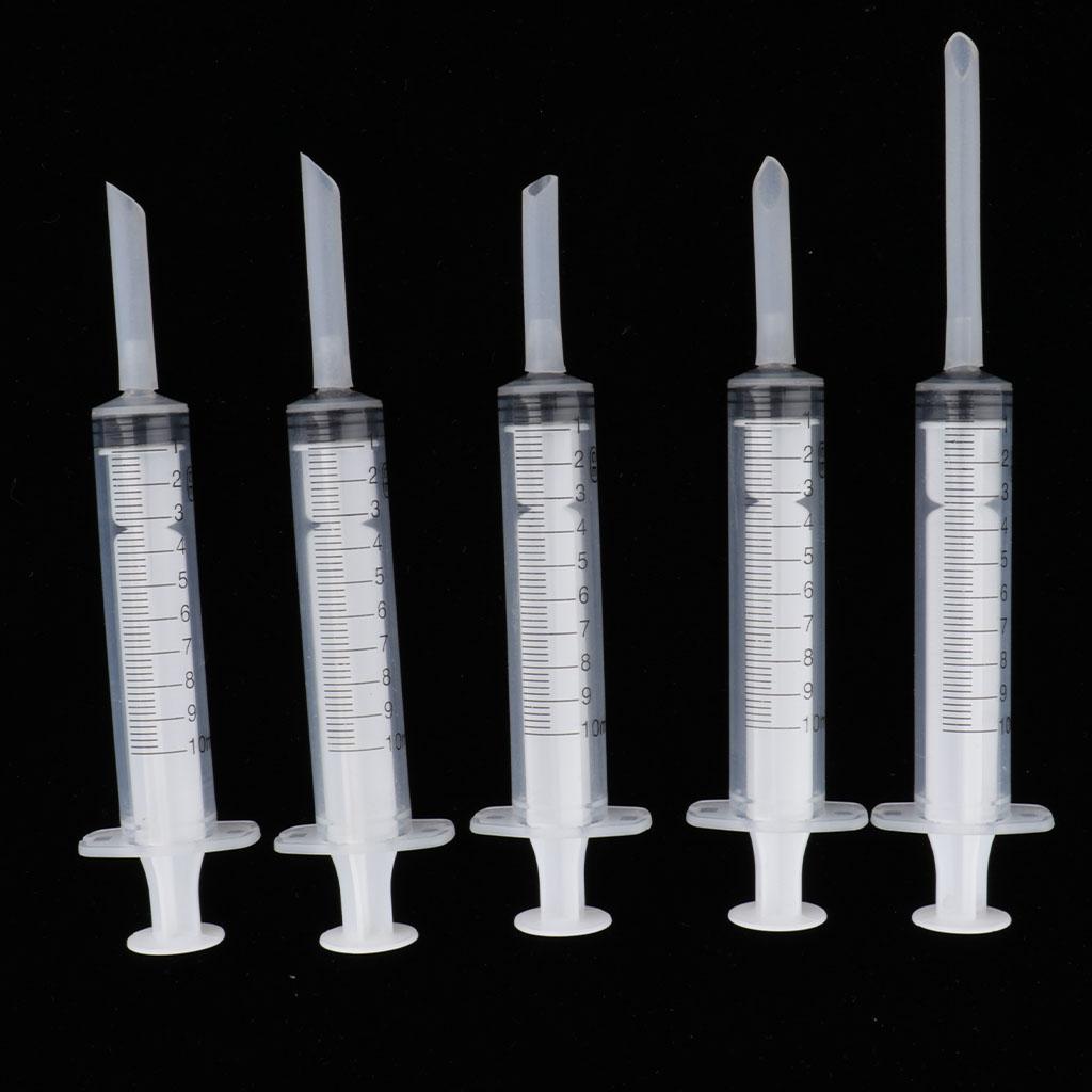 Maxbell 5 Pcs Parrot Feeding Syringe Feeder Water Milk Feeder For Baby Birds 10ml