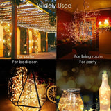 Maxbell String Lights Fairy Lights Copper Wire Lights 2 Lighting Model- White