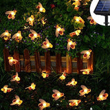 Maxbell Solar Powered Cute Honey Bee Led String Fairy Light Garden Decor 5M-20Leds