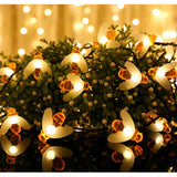 Maxbell Solar Powered Cute Honey Bee Led String Fairy Light Garden Decor 5M-20Leds