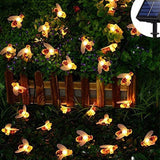 Maxbell Solar Powered Cute Honey Bee Led String Fairy Light Garden Decor 7M-50Leds