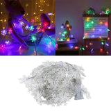 Maxbell 100 LED Window Curtain String Light for Wedding Party Colorful Lighting