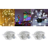 Maxbell 100 LED Window Curtain String Light for Wedding Party Warm Lighting