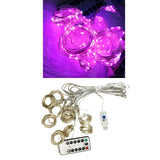 Maxbell Christmas 3x3m 300LED USB Curtain Fairy String Lights Pink