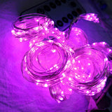 Maxbell Christmas 3x3m 300LED USB Curtain Fairy String Lights Pink