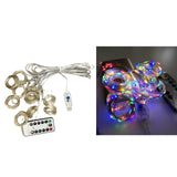 Maxbell Christmas 3x3m 300LED USB Curtain Fairy String Lights Colourful