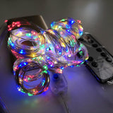 Maxbell Christmas 3x3m 300LED USB Curtain Fairy String Lights Colourful