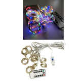 Maxbell Christmas 3x3m 300LED USB Curtain Fairy String Lights Colourful