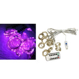 Maxbell Christmas 3x3m 300LED USB Curtain Fairy String Lights Purple