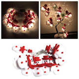 Maxbell Christmas LED Snowman Lights Indoor Outdoor String Fairy Xmas 3m 20 Light