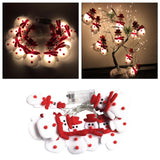 Maxbell Christmas LED Snowman Lights Indoor Outdoor String Fairy Xmas 1.65m 10 Light