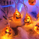 Maxbell Pumpkin String Light Halloween Spooky Battery LED Lights 2.5m 20 LED