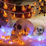 Maxbell Pumpkin String Light Halloween Spooky Battery LED Lights 2.5m 20 LED