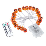 Maxbell Pumpkin String Light Halloween Spooky Battery LED Lights 2.5m 20 LED