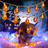 Maxbell Pumpkin String Light Halloween Spooky Battery LED Lights 2.5m 20 LED