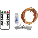 Maxbell 5V LED String Lights Copper Wire Multicolor Twinkle with Remote Control  10M 100LED Purple