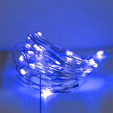 Maxbell 5V LED String Lights Copper Wire Multicolor Twinkle with Remote Control  20M 200LED Bule