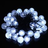 Maxbell 20 LED Solar String Lights Outdoor Garden Decor Lamp Waterproof white