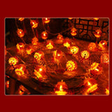 Maxbell String Lights Chinese New Year Traditional Red Lantern for Garden Party USB