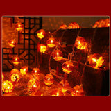 Maxbell String Lights Chinese New Year Traditional Red Lantern for Garden Party USB