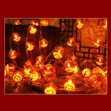 Maxbell String Lights Chinese New Year Traditional Red Lantern for Garden Party USB