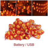 Maxbell String Lights Chinese New Year Traditional Red Lantern for Garden Party Battery