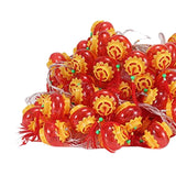 Maxbell String Lights Chinese New Year Traditional Red Lantern for Garden Party Battery