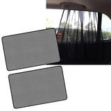 Maxbell Car Window Curtain Side Window Covers Protection Mesh Sun Shade 2x Rectangle