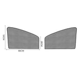 Maxbell Car Window Curtain Side Window Covers Protection Mesh Sun Shade 2x Front