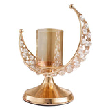 Maxbell Eid Mubarak Candle Holder Candle Lantern for Golden Dining Table Outdoor