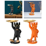 Maxbell dog Sculpture Dog Statue Organizer for Hallway modern Decor Black