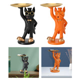 Maxbell dog Sculpture Dog Statue Organizer for Hallway modern Decor Black