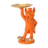 Maxbell dog Sculpture Dog Statue Organizer for Hallway modern Decor Yellow