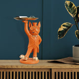 Maxbell dog Sculpture Dog Statue Organizer for Hallway modern Decor Yellow