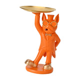 Maxbell dog Sculpture Dog Statue Organizer for Hallway modern Decor Yellow