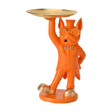 Maxbell dog Sculpture Dog Statue Organizer for Hallway modern Decor Yellow