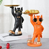 Maxbell dog Sculpture Dog Statue Organizer for Hallway modern Decor Yellow