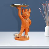 Maxbell dog Sculpture Dog Statue Organizer for Hallway modern Decor Yellow