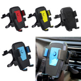 Maxbell Vent Phone Holder for Car Durable Multiple Viewing Angle Adjustable Red