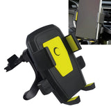 Maxbell Vent Phone Holder for Car Durable Multiple Viewing Angle Adjustable Yellow