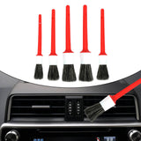 Maxbell Red Color Car Automobile Detailing Brush Accessories with Hole On Handle