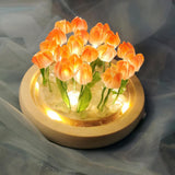 Maxbell Artificial Flowers with LED Light Tulips for Valentines Day Anniversary