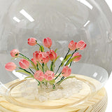 Maxbell Artificial Flowers with LED Light Tulips for Valentines Day Anniversary