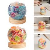 Maxbell Romantic Mosaic Glass Candle Holder Centerpiece Decor for Event Dinner A