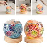 Maxbell Romantic Mosaic Glass Candle Holder Centerpiece Decor for Event Dinner A