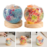 Maxbell Romantic Mosaic Glass Candle Holder Centerpiece Decor for Event Dinner A